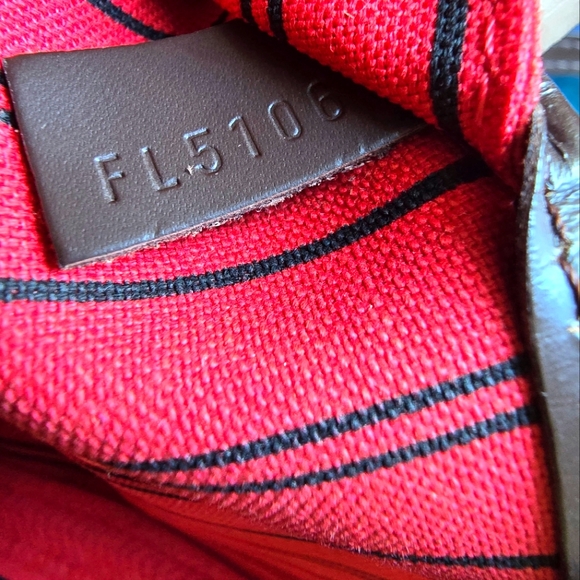 Louis Vuitton NEVERFULL MM Damier Ebene in cherry - Picture 5 of 16